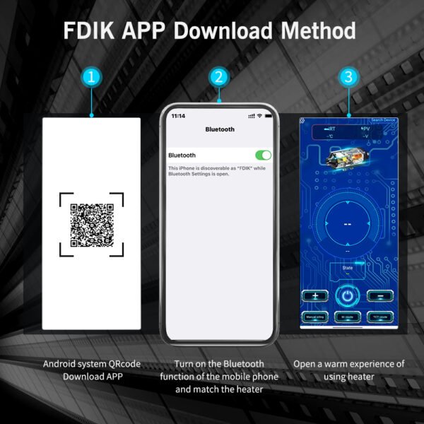 سخان وقوف الهواء مستقل FDIK ، سخان ديزل ، قشرة ألومنيوم ، تسخين سريع ، سيارة ، يخت ، قارب ، مقطورة ، موقد مروحة ، 12 فولت ، 24 فولت ، 5 كيلو وات